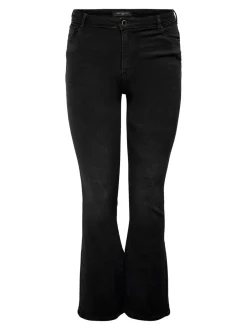 Hot CARSALLY Høj talje Flared fit Jeans Dame Jeans|Jeans