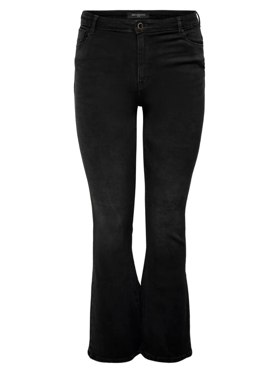Hot CARSALLY Høj talje Flared fit Jeans Dame Jeans|Jeans
