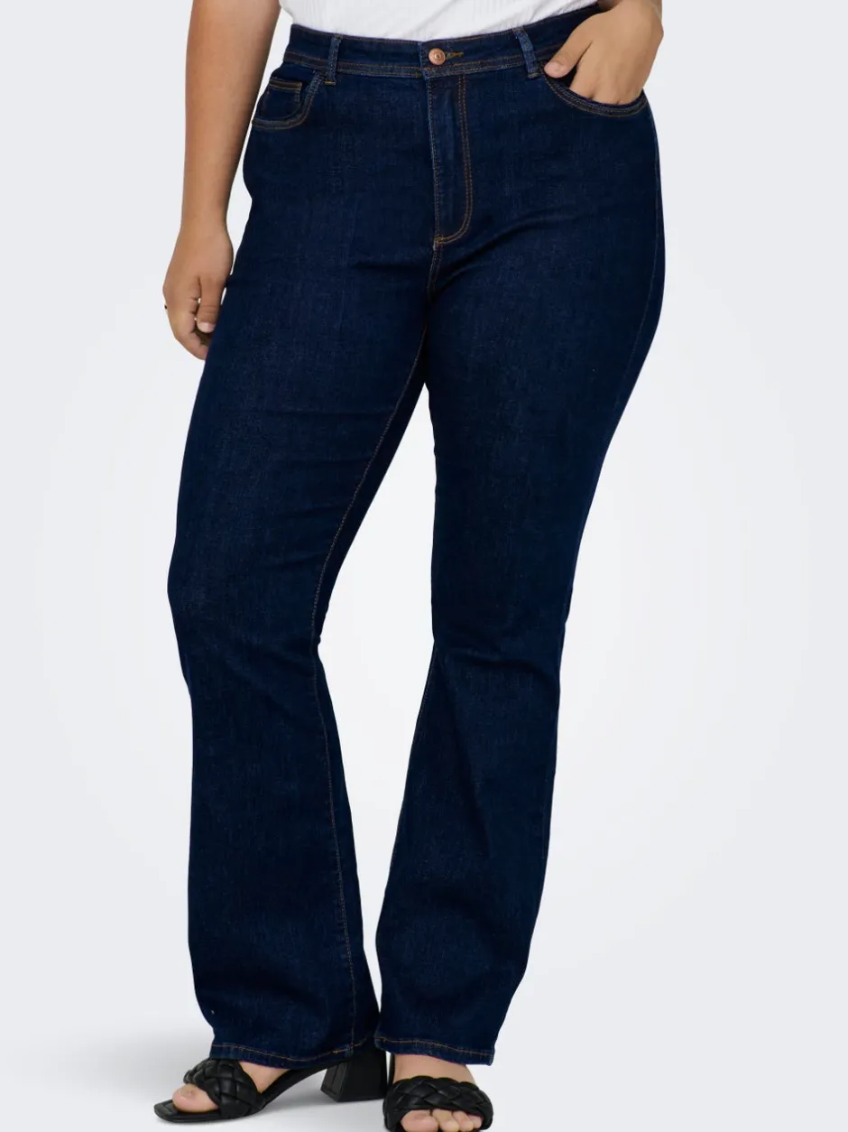 New CARSALLY Høj talje Flared fit Jeans Dame Jeans|Jeans
