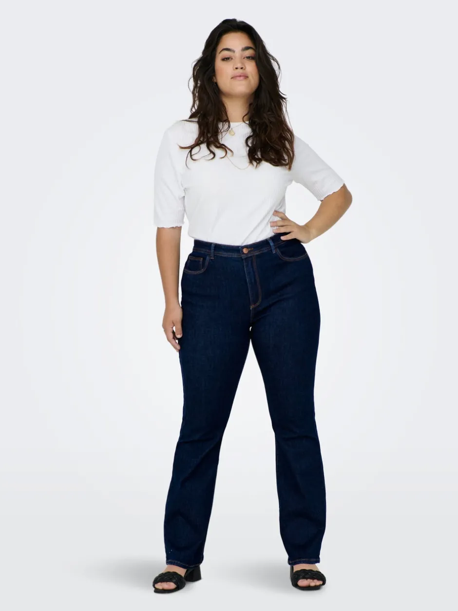 New CARSALLY Høj talje Flared fit Jeans Dame Jeans|Jeans