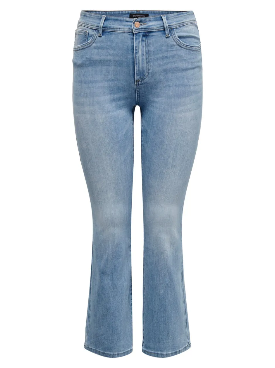 Clearance CARSALLY Høj talje Flared fit Jeans Dame Jeans|Jeans