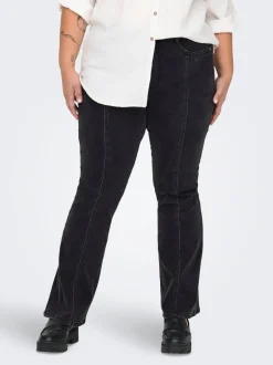 CARSALLY Mellemhøj talje Flared fit Jeans Dame Jeans|Jeans