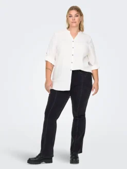 CARSALLY Mellemhøj talje Flared fit Jeans Dame Jeans|Jeans