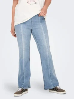 Clearance CARSALLY Mellemhøj talje Flared fit Jeans Dame Jeans|Jeans