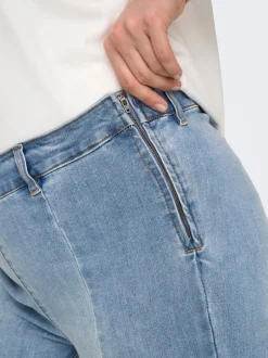 Clearance CARSALLY Mellemhøj talje Flared fit Jeans Dame Jeans|Jeans