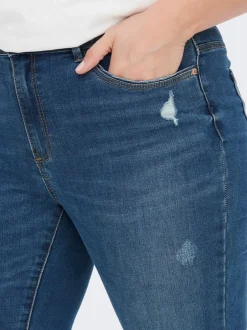 Clearance CARSALLY Mellemhøj talje Skinny fit Jeans Dame Jeans|Jeans