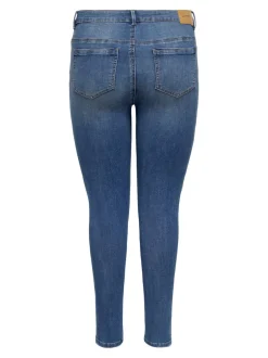Clearance CARSALLY Mellemhøj talje Skinny fit Jeans Dame Jeans|Jeans