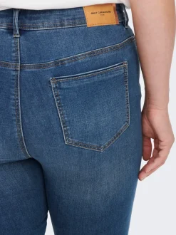 Clearance CARSALLY Mellemhøj talje Skinny fit Jeans Dame Jeans|Jeans