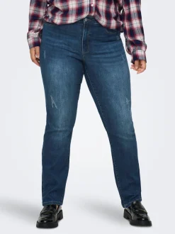 Sale CARSALLY Mellemhøj talje Slim fit Jeans Dame Jeans|Jeans
