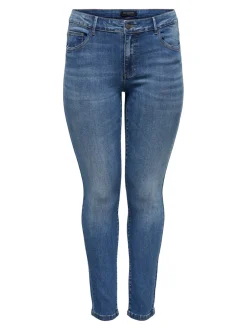 Outlet CARSALLY Mellemhøj talje Skinny fit Jeans Dame Jeans|Jeans