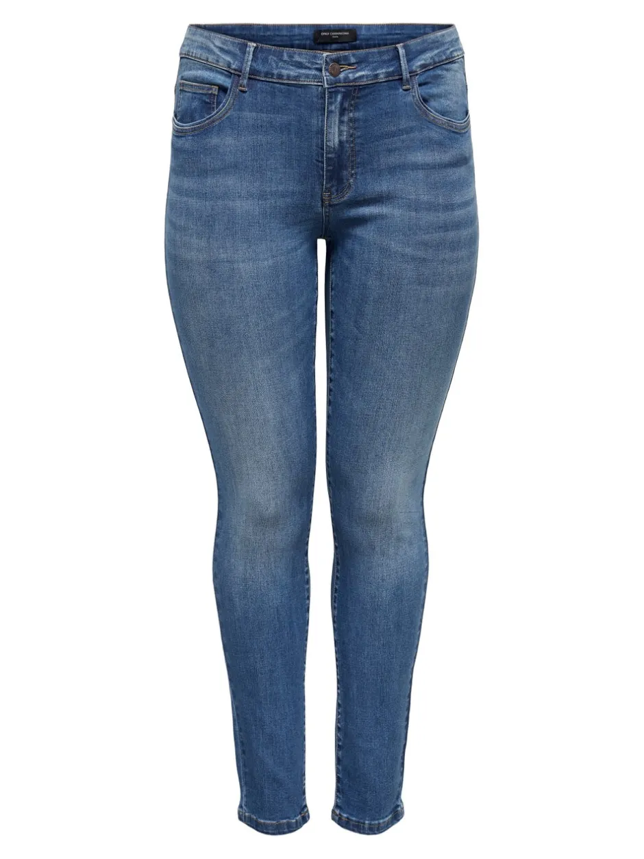Outlet CARSALLY Mellemhøj talje Skinny fit Jeans Dame Jeans|Jeans