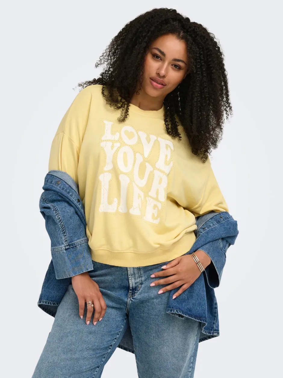 Clearance CARSANDY Sweatshirt Dame Sweatshirts
