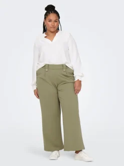 Online CARSANIA Regular fit Bukser i wide fit Dame Bukser