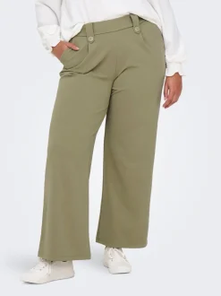 Online CARSANIA Regular fit Bukser i wide fit Dame Bukser