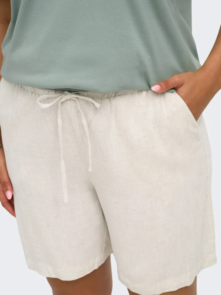 Sale CARSIESTA Loose fit Hør Shorts Dame Shorts