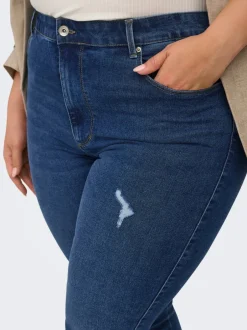 Hot CARSNOW Høj talje Skinny fit Jeans Dame Jeans|Jeans