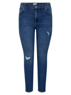 Hot CARSNOW Høj talje Skinny fit Jeans Dame Jeans|Jeans