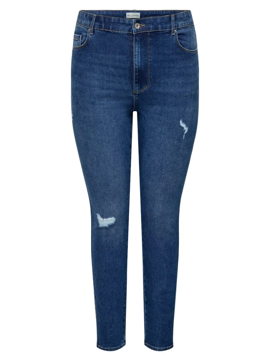 Hot CARSNOW Høj talje Skinny fit Jeans Dame Jeans|Jeans