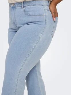 Discount CARSNOW Høj talje Straight fit Jeans Dame Jeans|Jeans