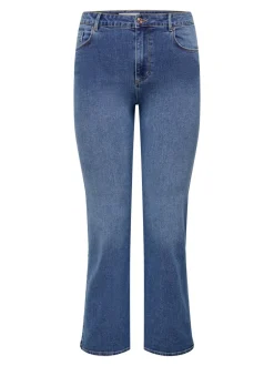 Discount CARSNOW Høj talje Straight fit Jeans Dame Jeans|Jeans