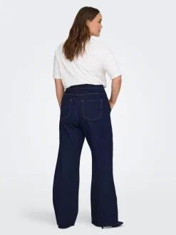 Online CARSNOW Høj talje Wide leg fit Jeans Dame Jeans|Jeans