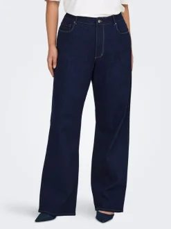 Online CARSNOW Høj talje Wide leg fit Jeans Dame Jeans|Jeans