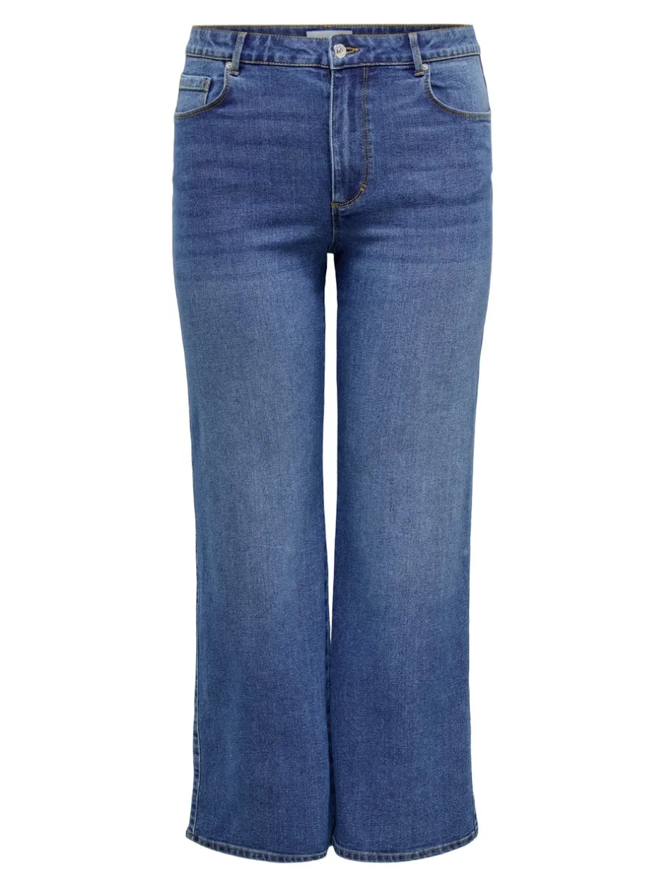 Hot CARSNOW Høj talje Wide leg fit Jeans Dame Jeans|Jeans