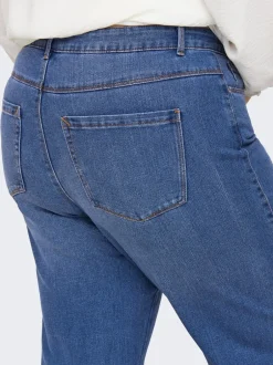 Hot CARSNOW Høj talje Wide leg fit Jeans Dame Jeans|Jeans