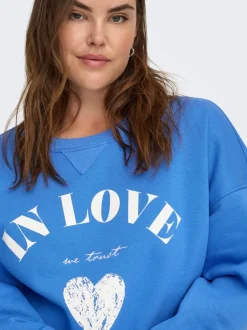 Clearance CARSOFIA Sweatshirt Dame Sweatshirts