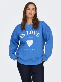 Clearance CARSOFIA Sweatshirt Dame Sweatshirts