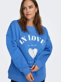 Clearance CARSOFIA Sweatshirt Dame Sweatshirts