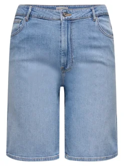 Clearance CARSONNY Høj talje Regular fit Denim-shorts Dame Shorts