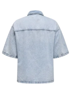 Discount CARSOPHIE Denim-skjorte Dame Double Denim|Skjorter