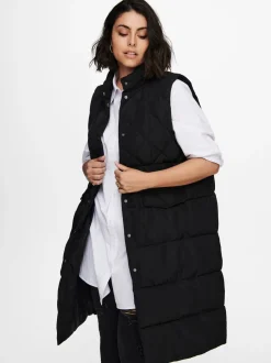 CARSTACY Quiltet vest Dame Jakker Og Frakker
