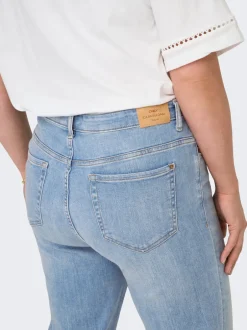 Hot CARSUI Mellemhøj talje Slim fit Jeans Dame Jeans|Jeans