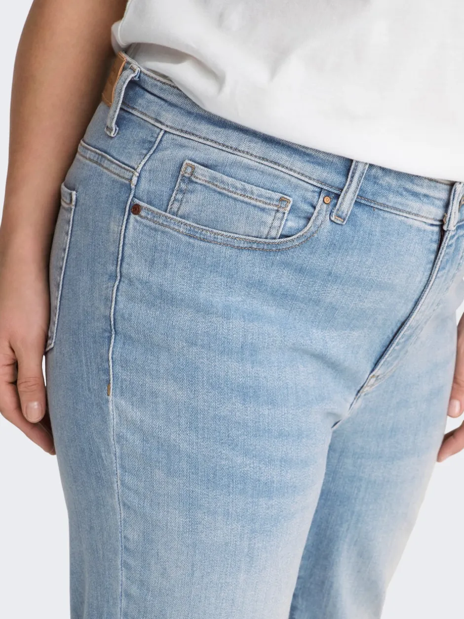 Hot CARSUI Mellemhøj talje Slim fit Jeans Dame Jeans|Jeans