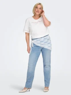 Hot CARSUI Mellemhøj talje Slim fit Jeans Dame Jeans|Jeans