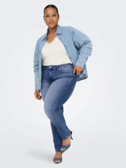 Outlet CARSUI Mellemhøj talje Slim fit Jeans Dame Jeans|Jeans