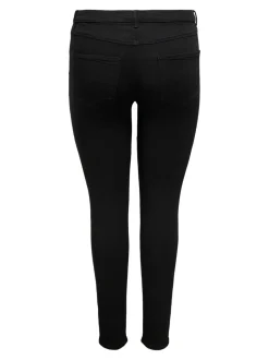 Outlet CARTHUNDER Mellemhøj talje Skinny fit Jeans Dame Jeans|Jeans