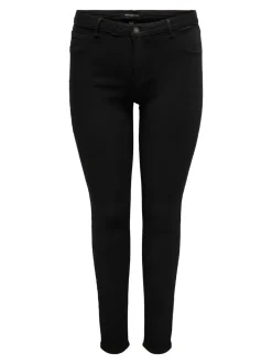 Outlet CARTHUNDER Mellemhøj talje Skinny fit Jeans Dame Jeans|Jeans