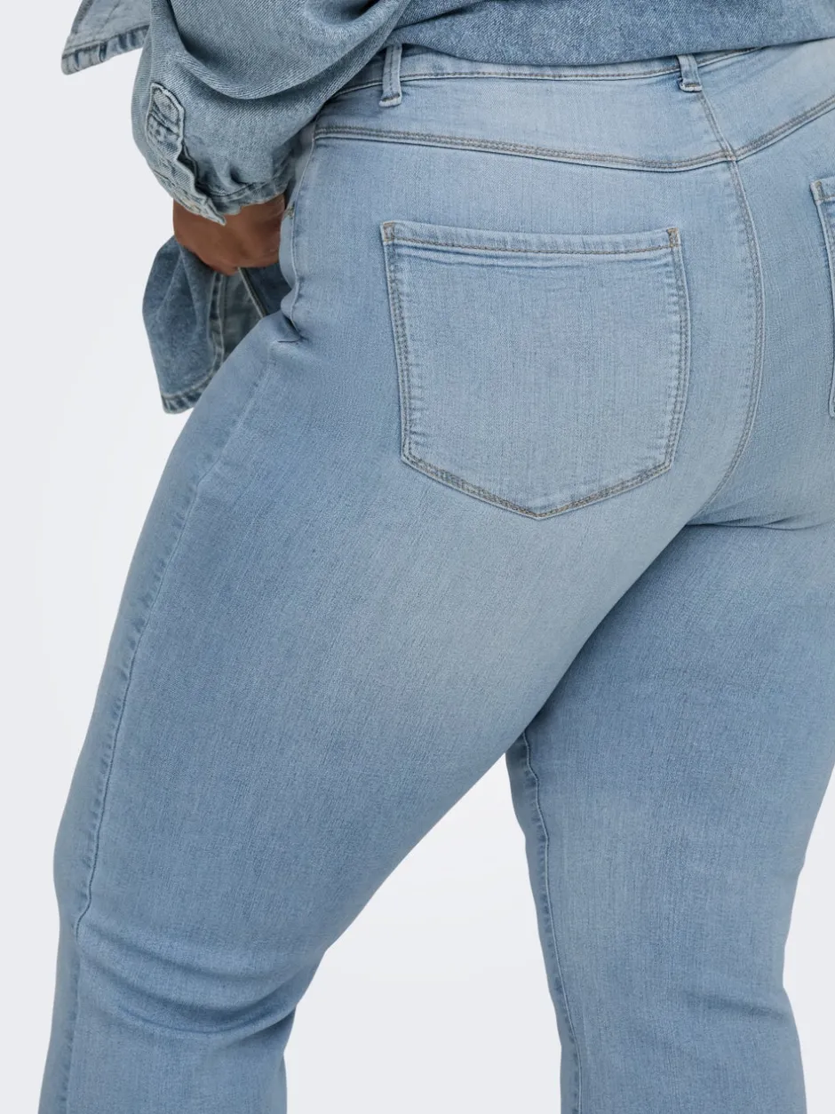 Hot CARTHUNDER Mellemhøj talje Skinny fit Jeans Dame Jeans|Jeans