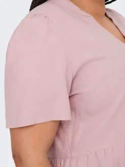 Best CARTIRI-CARO Hør Kort kjole Dame Kjoler