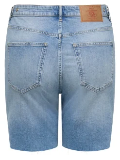 Hot CARTOKYO Høj talje Regular fit Denim-shorts Dame Shorts
