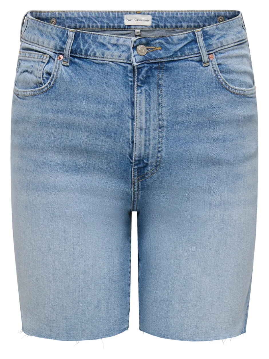 Hot CARTOKYO Høj talje Regular fit Denim-shorts Dame Shorts