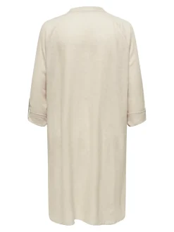 Clearance CARTOKYO Hør Midikjole Dame Kjoler