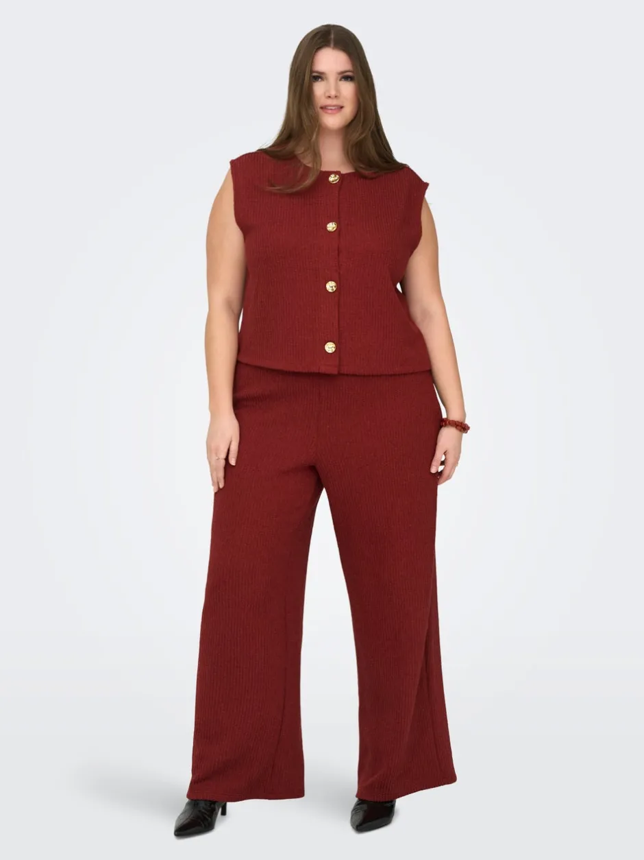 Sale CARVICKI Flared fit Bukser i wide fit Dame Bukser