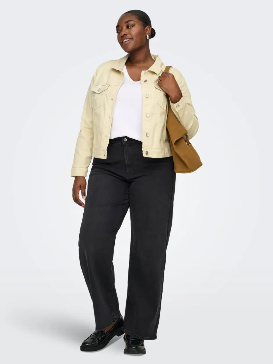 New CARWESPA Denimjakke Dame Jakker Og Frakker|Double Denim
