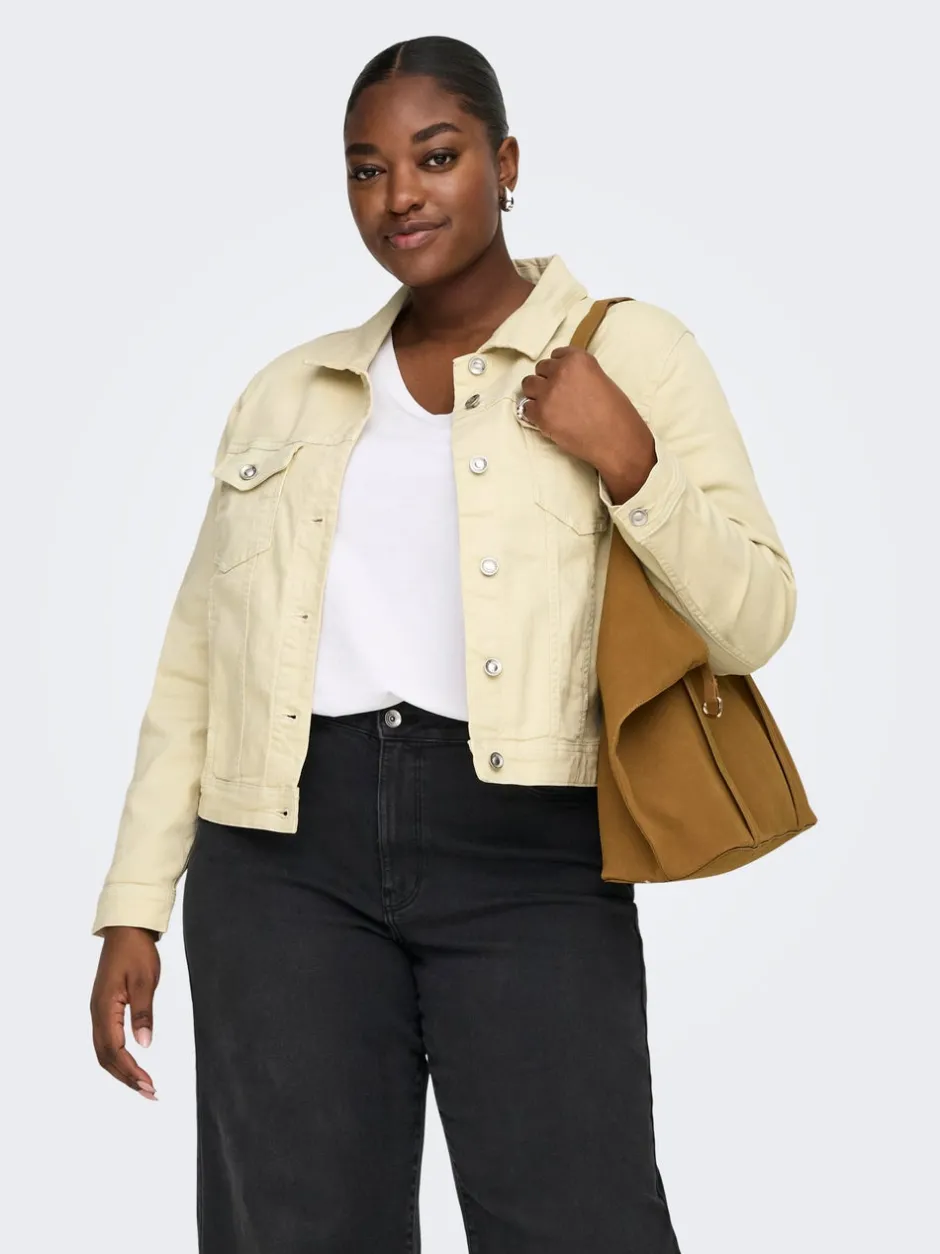New CARWESPA Denimjakke Dame Jakker Og Frakker|Double Denim