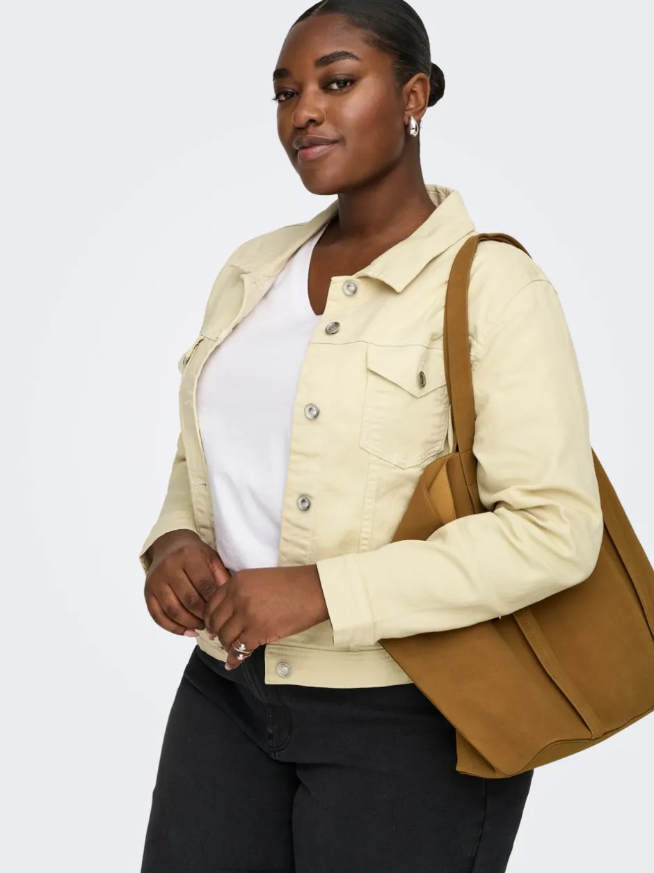 New CARWESPA Denimjakke Dame Jakker Og Frakker|Double Denim