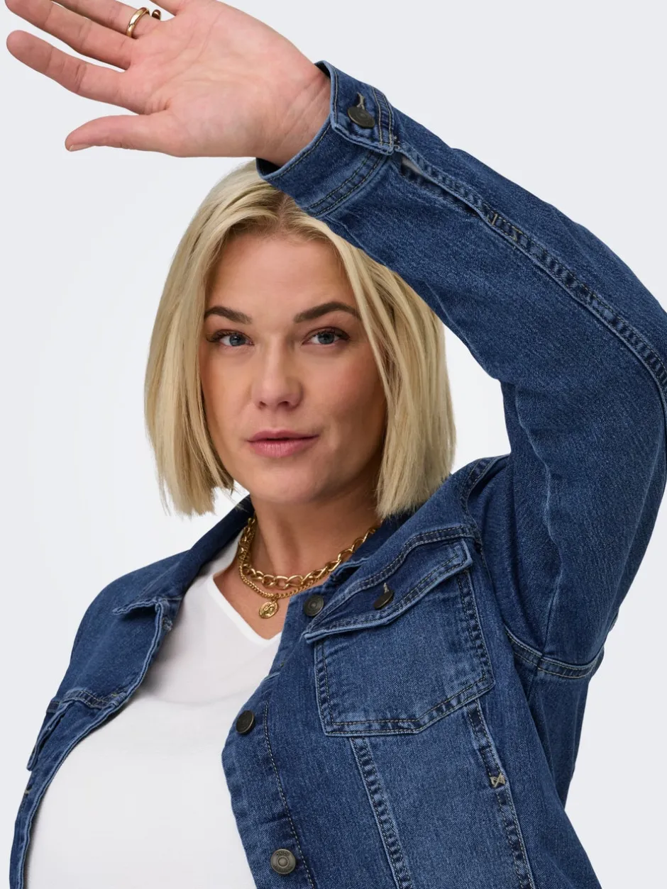 CARWESPA Denimjakke Dame Jakker Og Frakker|Double Denim